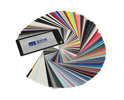 Échantillon multicolore durable d'enveloppe de voiture, livre étanche à l'humidité témoin de vinyle