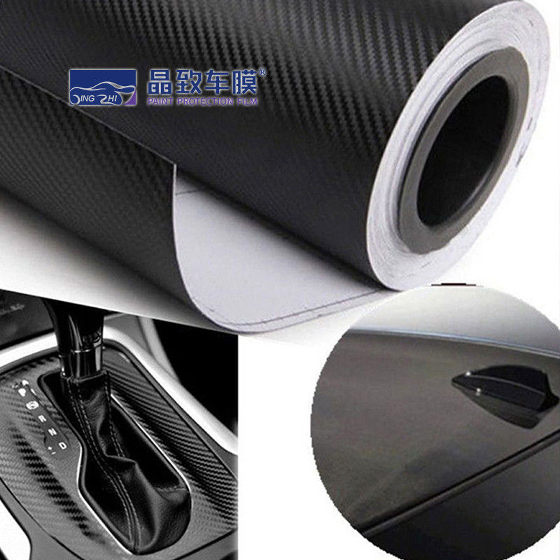 Durable 2D 3D 4D 5D 6D haute brillance d'enveloppe de fibre de carbone de film de vinyle d'ANIMAL FAMILIER auto-adhésif