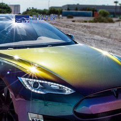 Enveloppe mate multicolore pratique de chrome, film universel de protection de voiture de vinyle