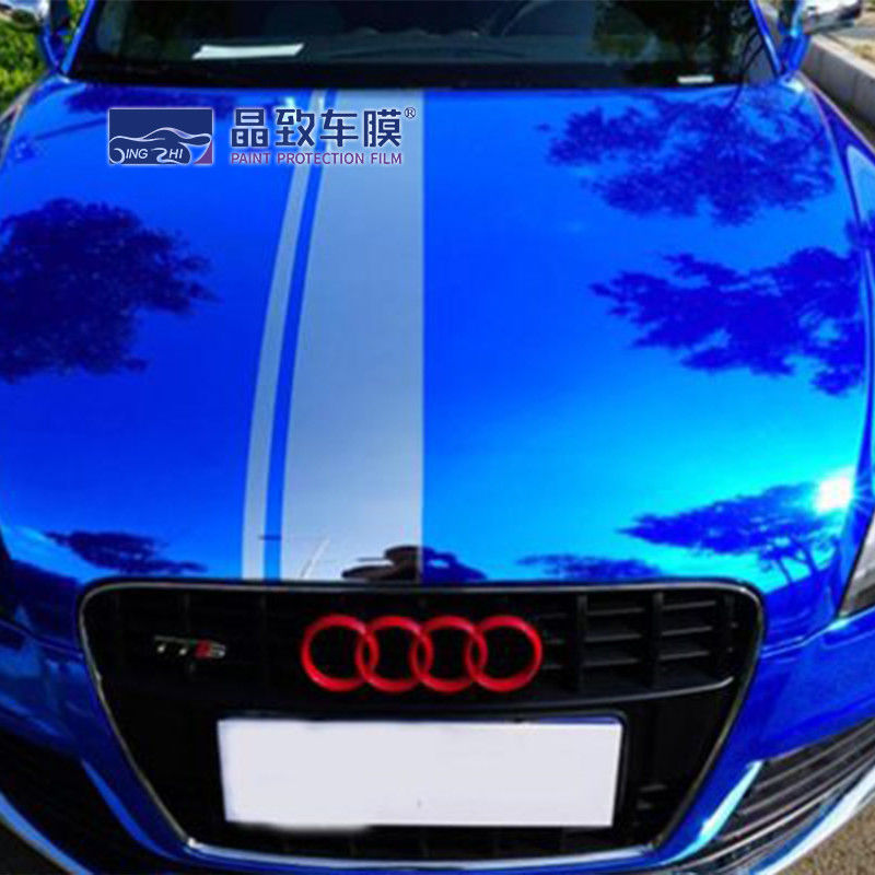 Enveloppe étirable de vinyle de Derek Blue Car Care Product Chrome comme film 1.52*18m de miroir--Usine directement