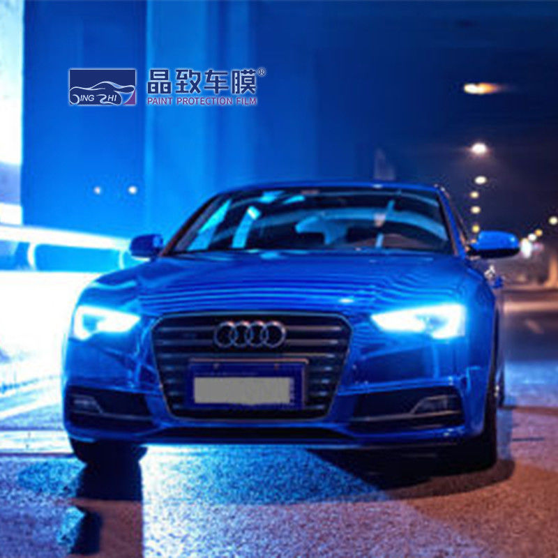 Meilleure qualité 3 couches brillant bleu métallisé voiture vinyle Wrap sans bulles pour voiture emballage 1.52m * 18m