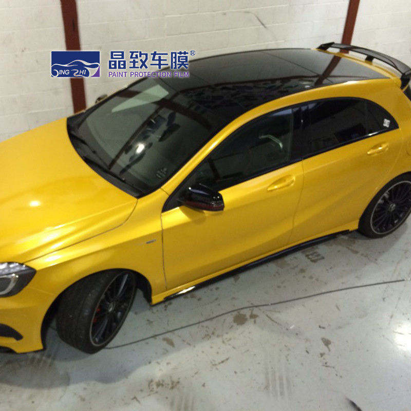 Super Bright Metal Champagne Gold Car Vinyl Wrap Car Wrap Film changeant de couleur