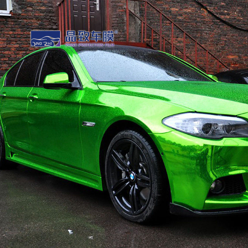 1.52X18M Super Glossy Metallic Midnight Green Car Vinyl Wrap For Car Whole Body