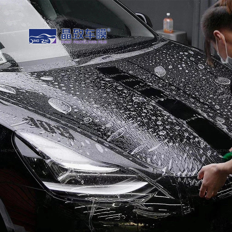 Rouleau de film ppf auto-cicatrisant de qualité supérieure 1.52x15m film automobile transparent TPH TPU fil de protection de peinture de voiture hydrophobe