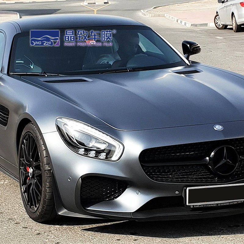 Biens UV de preuve de Grey Wrap de film de Matte Metallic Colored Paint Protection