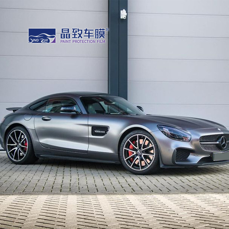 Pellicule d'emballage d'Ash Grey Car Colored Paint Protection 1.52x18M démontable