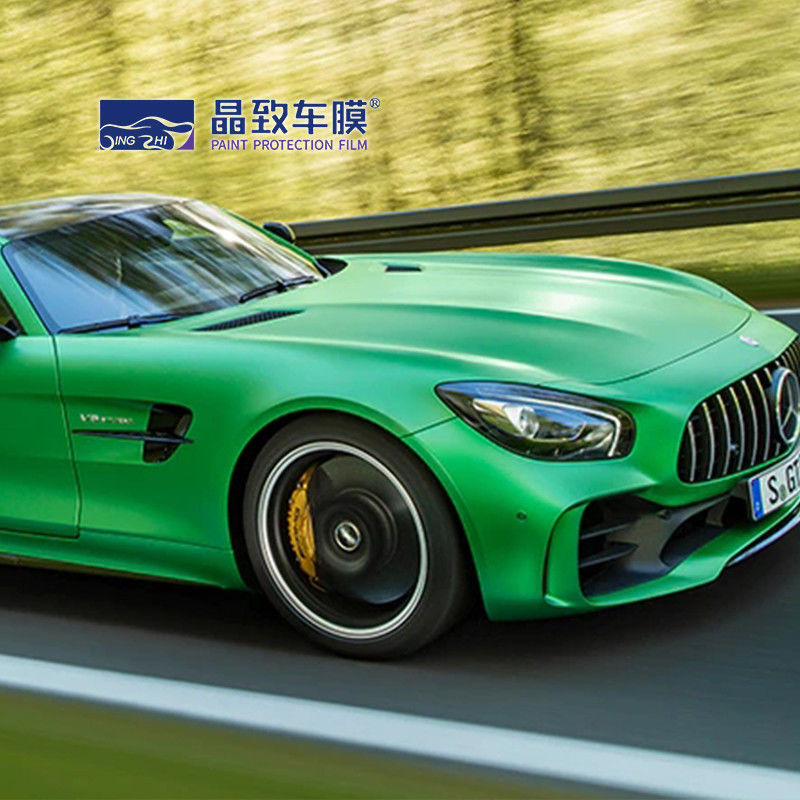 Enveloppe de voiture en cristal de film de protection de peinture de couleur vert nacré imperméable